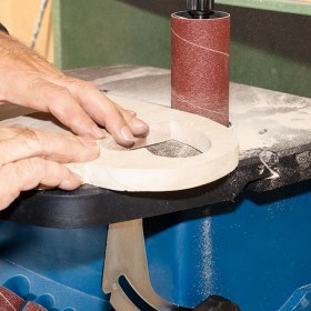 Resim Scheppach OSM600 Salınımlı Titreşimli Bant Zımpara Makinası - 5903409901 