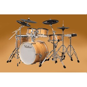 Resim Valler Xd2000nt Naturel Ağaç Renkli Elektro Akustik Davul 