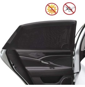 Resim Wi-Fro Oto Yan Cam Perdesi Araba Arka Güneşlik Cam Açıkken Toz ve Sinek Önleyici 