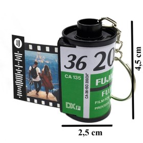 Resim Sevgiliye Özel 10 Fotoğraflı Foto Film- Foto Rulo Anahtarlık 