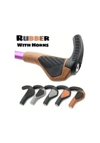 Resim Xuweiwei Black Odı Bisiklet Tutacakları Kaymaz Kauçuk 22 2mm Dağ Bmx Bisikleti Gripleri Siyah 