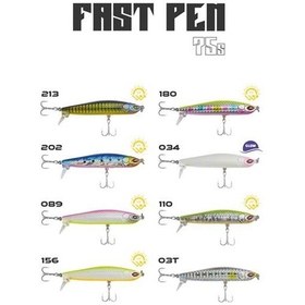 Resim Fujin Fastpen 75mm 14gr Maket Balık 180 Renk Kodlu 