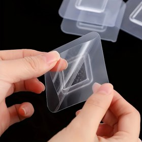 Resim 10 adet Şeffaf Plastik Duvar saç tokası - Su Geçirmez, Yapışkan Duş Telefon Tutucuları, Kolay Kurulum, Banyo ve Mutfakta Havlu, Telefon ve Aksesuarlar için Alan Tasarrufu Sağlayan Organizatör, Modern Duvar saç tokası | Dayanıklı Plastik, Kullanım saç tokası 