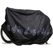 Resim Su Korumalı Bisiklet Örtüsü - Mtb, Yol Ve Elektrikli Bisikletler İçin Toz Geçirmez Kapak Siyah Siyah 