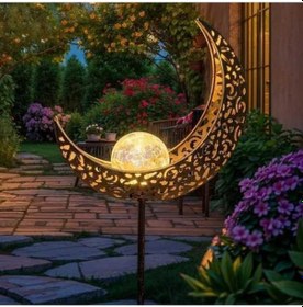 Resim Trendooze Gaojunshop01 3d Ay Işığı, Ip65 Su Geçirmez Ay Bahçe Lambası 