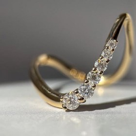 Resim 1 Adet Kadınlar İçin Şık Minimalist Düğün Yüzüğü - Asimetrik Eğimli ve Taş Benzeri (Sentetik /-Benzer), Gelinler için, Nişanlılara, Çiftlik Gecesi Hediyesi, İngilizce Partiler & Her Gün Takabilecek Mükemmel Aksesuar 