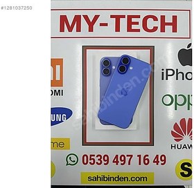 Resim Apple iPhone 16 İkinci El TR | 128 GB | Laciverttaş 