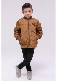 Resim Benitto Kids Erkek Çocuk Mevsimlik Yağmurluk Ceket 51294-kahve Kahverengi 