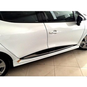 Resim Renault Clio 4 Custom Yan Marşpiyel Plastik 