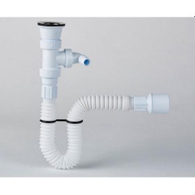 Resim Japar Çatallı Lavabo Sifonu 50 mm Beyaz 