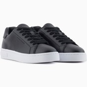 Resim Armani Exchange Kadın Minimalist Sneaker - Siyah 