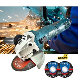 Resim 115MM 800W Spiral Taşlama Makinesi 2 Adet, Güçlü ve Çok Amaçlı Kullanım 