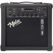 Resim AyrStore MGA-25BK Elektro Gitar Amfisi 25 Watt USB Bluetooth Şarjlı 2 girişli 