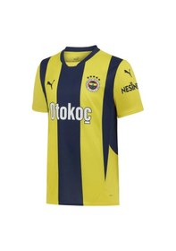 Resim Puma Fenerbahçe 2024/25 İç Saha Erkek Sarı Futbol Forması 77536001 Sarı - Lacivert 