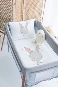 Resim (1287)%100 Pamuk Isme Özel 70x120 Park Yatak Nevresim Takımı Beyaz 70 x 120 