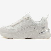 Resim BOBS BAMİNA - STAR STRİKEZ Kadın Beyaz Spor Ayakkabı 117355 OFWT Skechers