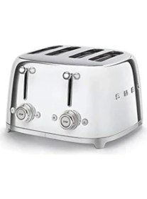 Resim Esmo Home Smeg TSF03SSEU Ekmek Kızartma Makinesi, Gümüş 