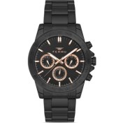 Resim Ferro Quartz Çelik Siyah 44 mm Fonksiyonları Aktif Erkek Kol Saati 