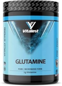 Resim STOREMAX Vitalest Glutamine Toz 300 gr | Kas Onarımı, Spor Sonrası Destek, Mikronize Glutamin Amino Asit Takv 