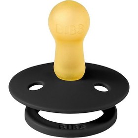 Resim Bibs Studio Polka Big Kauçuk Emzik - Black Ivory 0-6 Ay 