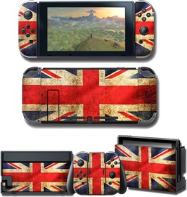 Resim Auphar Games Decal Skin for Nintendo Switch, Vinyl Sticker Matte Cover Durable Anti-Scratch Wrap Protector Full Set Faceplate Joy-Con Console Dock 