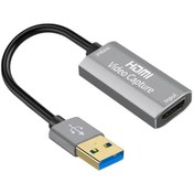Resim Kangvka Usb 3.0 Hd Video Yakalama Kartı 4k Giriş 1080p30hz Gerçek Zamanlı Yayın Hızlı Aktarım Gri 