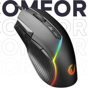 Resim Rampage SMX-G39 COMFORT 8 Makro+Extra Atış Tuşlu( Drag Click ) 12800dpi RGB Ledli Gaming Oyuncu Mouse 