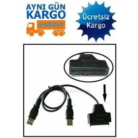 Resim 2.5 İnç Sata Hdd Kablosu Hard Disk Usb Ssd Laptop 2.5 Serıal Ata 