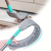 Resim 1 adet Uzatılabilir Boşluk Toz Fırçası, Plastik Saplı, Yıkanabilir Yatak Altı Temizleyici, Dayanıklı Yumuşak Kıllı Fırça, Koltuk, Yatak ve Mobilya için, Elektrik Gerektirmez, Oturma Odası, Yatak Odası, Banyo için 
