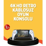 Resim HDMI Çıkışlı Çok Fonksiyonlu Renkli Ekranlı El Konsolu 