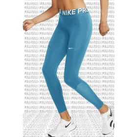 Resim Nike Pro Tigh Fit Full Length Leggings Toparlayıcı Tam Boy Tayt Mavi 