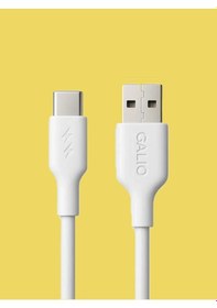 Resim Galio Deluxe Gl-c2a 2.1a Type-c Şarj Aleti Usb-a Kablolu 