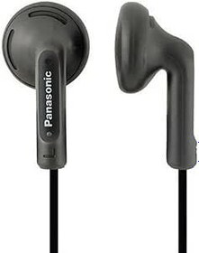 Resim Panasonic RP-HV 094 e-K in-ear kulaklık (1,2 m kablo uzunluğu, 3,5 mm Stereo jak) Siyah 