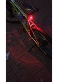 Resim Bisiklet Arka Stop Uyarı İkaz Işığı Şarjlı 4 Modlu Lamba Işık 