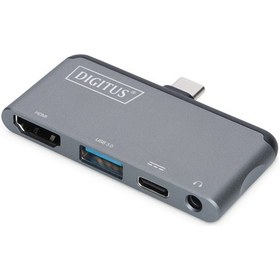 Resim Da-70883 Digitus Usb-C Mobil Şarj Istasyonu. 4 Portlu 