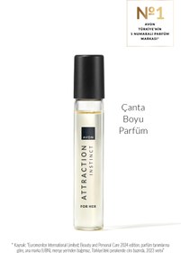 Resim AVON Attraction Instinct Çanta Boyu Kadın Parfüm Edp 10 Ml. Üçlü Paket 