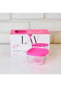 Resim Feyzade Cube Kahvaltılık Saklama Kabı Seti 6 Adet 270cc Cub-225 Karışık 