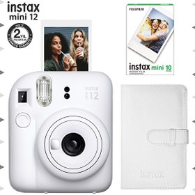 Resim Fujifilm Instax Mini 12 Fotoğraf Makinesi + 10' 