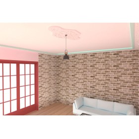 Resim MOTİFPİYER Motifpiyer Lamba Tavan Göbeği-80-55x95cm-sekizgen-2adet 