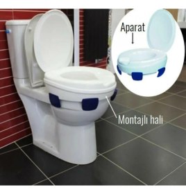 Resim Medikalbim Wc Klozet Yükseltici Aparat Kapaklı Musluklu 