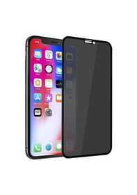 Resim Apple Uyumlu iPhone X / Xs Hayalet Privacy Gizli Cam Ekran Koruyucu Siyah 