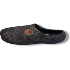 Resim Gezer 16689-26 Çizgi Desenli Termal Erkek Ev Terlik 