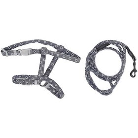 Resim Ayarlanabilir Kedi Göğüs Sırt Tasması 