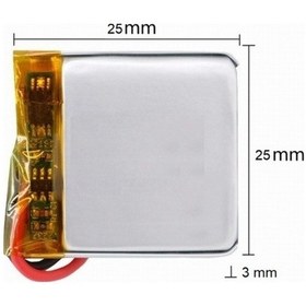 Resim Mp3 Mp4 Akıllı Saat Pil 3.7V 600Mah Şarjlı Li-Polimer Batarya 25M 