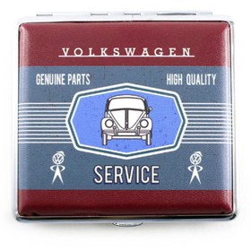 Resim Volkswagen Service Retro Kısa Sigara Tabakası 20li Bordo 