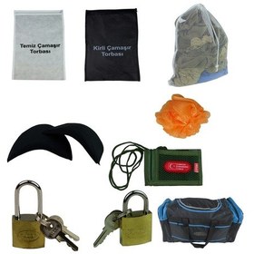 Resim Bora Bedelli Askerlik Acemi Asker Malzemeleri 10Lı Set Haki 