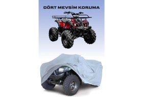 Resim Breen Yuki FX125 Thunder Atv Uyumlu Su Geçirmez Brandası -Gri 
