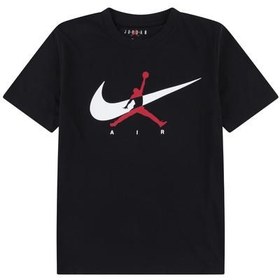 Resim Nike Performans Jdb Jumpman Swoosh Intersectıo Çocuk T-Shirt Siyah 