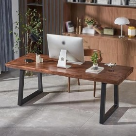 Resim Timber's Team Mira-Ahşap Doğal Kütük Yemek / Toplantı / Çalışma Masası 