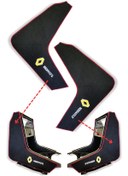 Resim Renault 12 Toros Torpido Orta Konsol Koruma Halısı Renault Toros Vites Konsol Yan Kaplama Kumaşı 